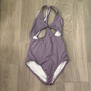 Submarine Girls Purple One Piece Bathing Suit Size: 14